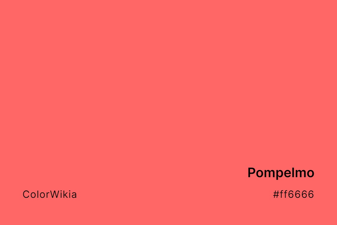 Pompelmo Color – #ff6666: Codes and Complete Breakdown