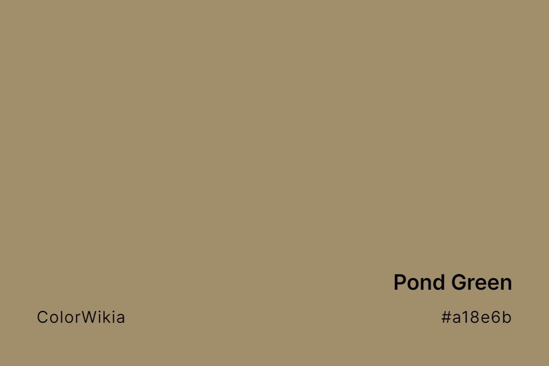 pond green color a18e6b
