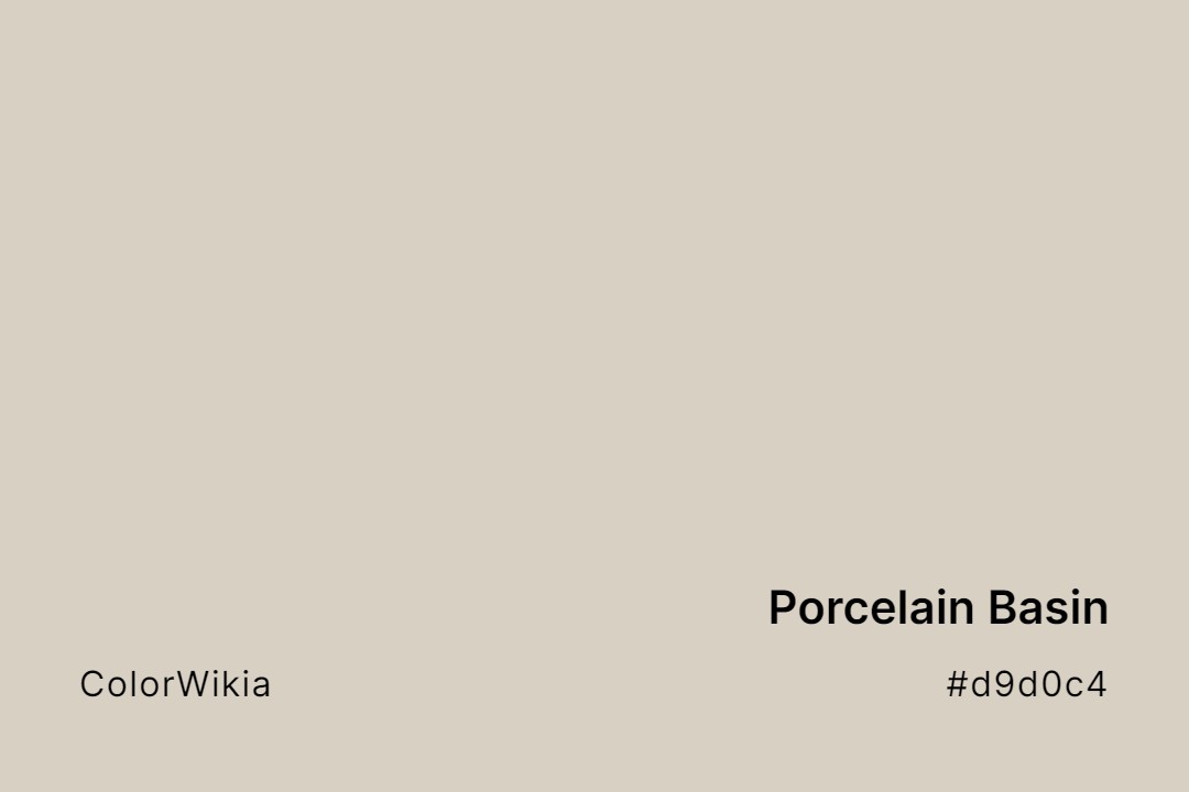 porcelain basin color d9d0c4