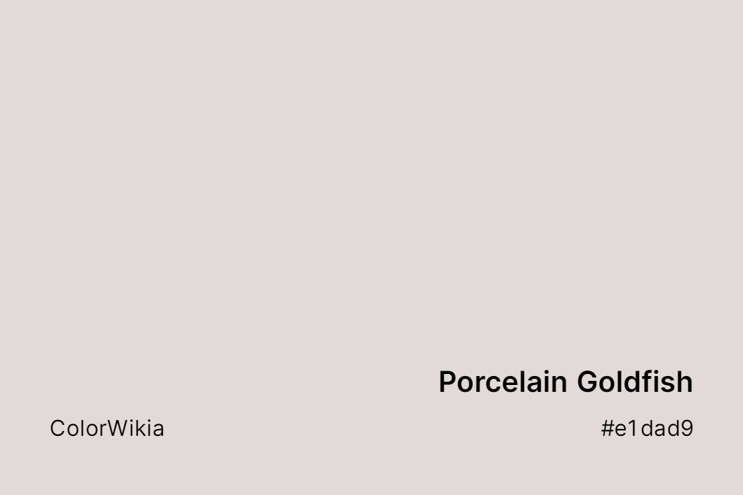 porcelain goldfish color e1dad9