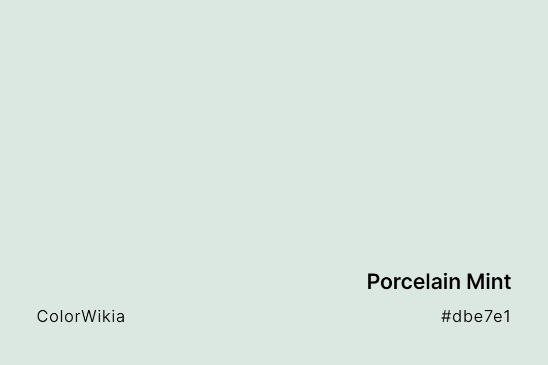 porcelain mint color dbe7e1