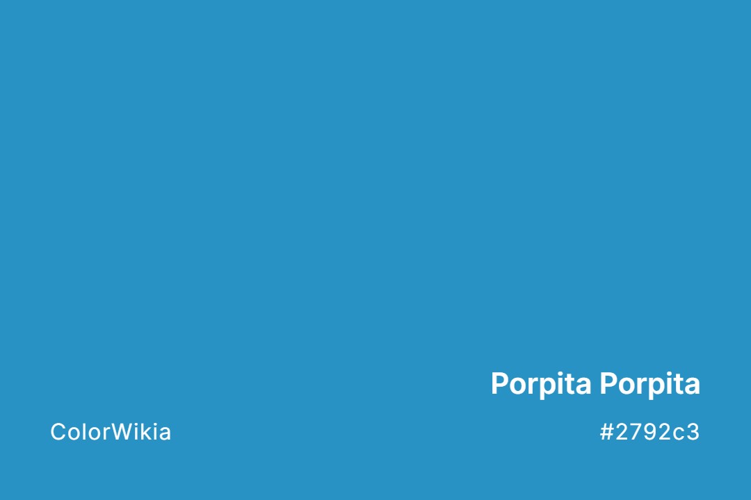 Porpita Porpita Color – #2792c3: Codes and Complete Breakdown