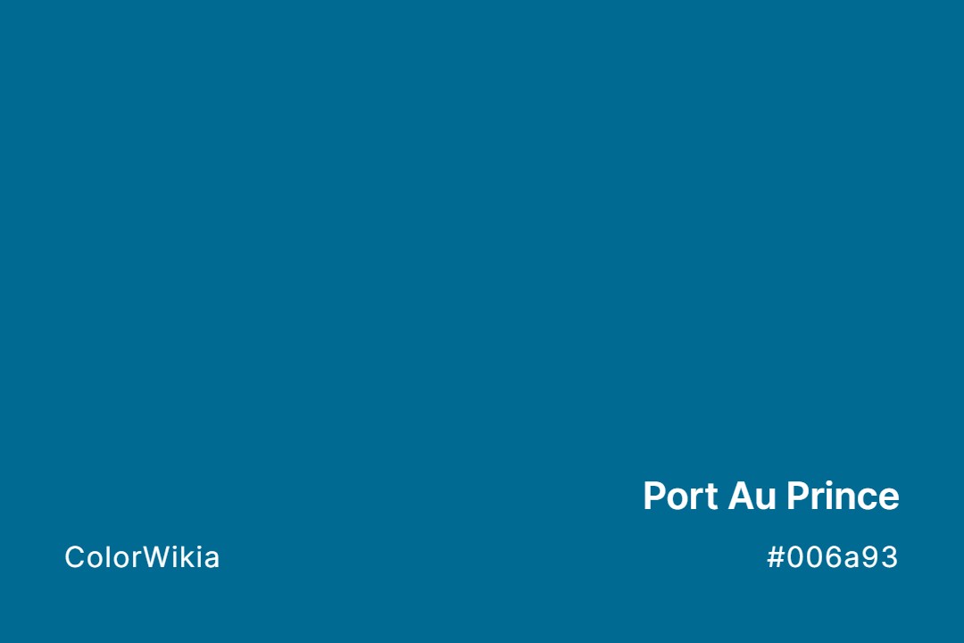 port au prince color 006a93