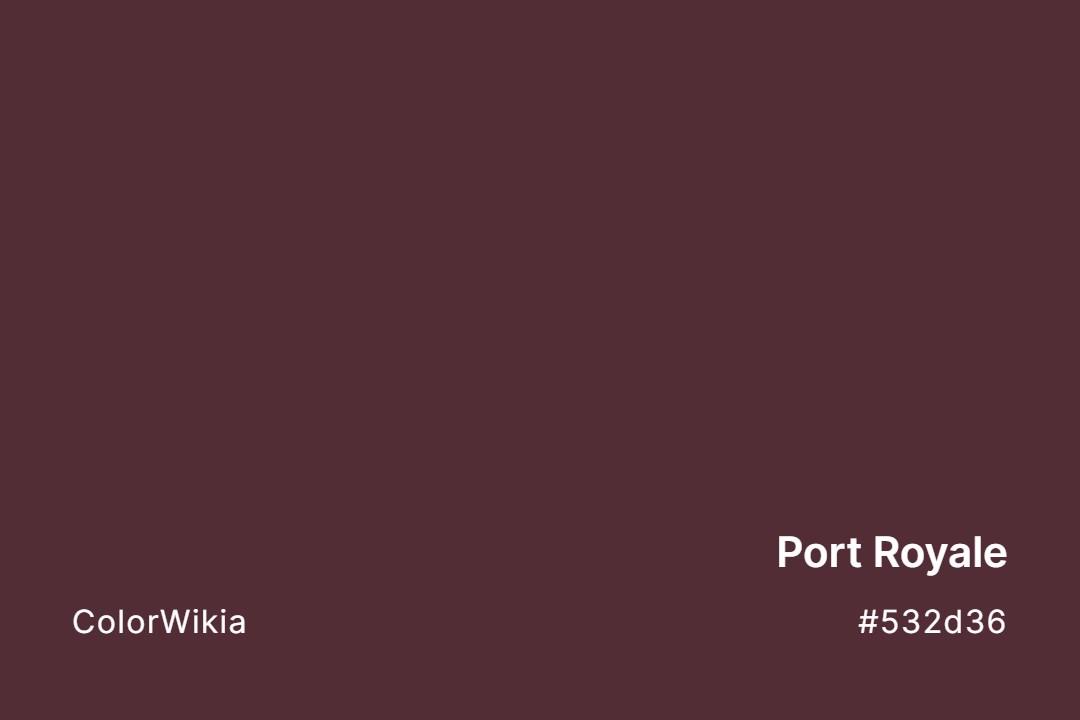 port royale color 532d36