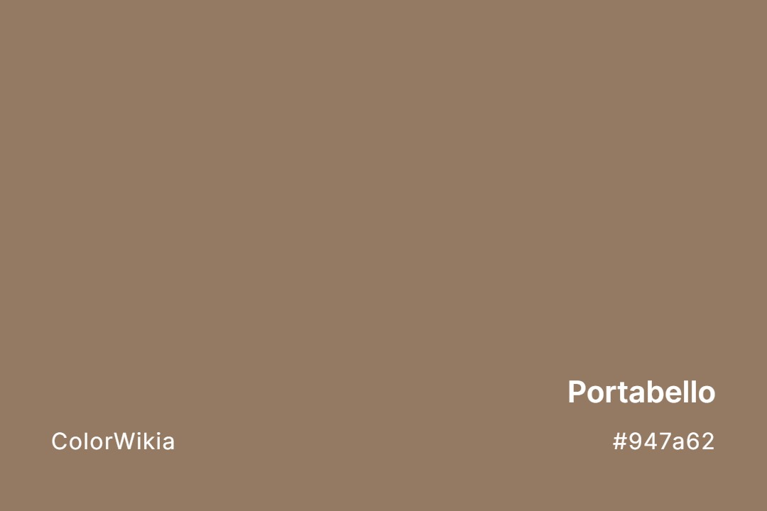 Portabello Color – #947a62: Codes and Complete Breakdown