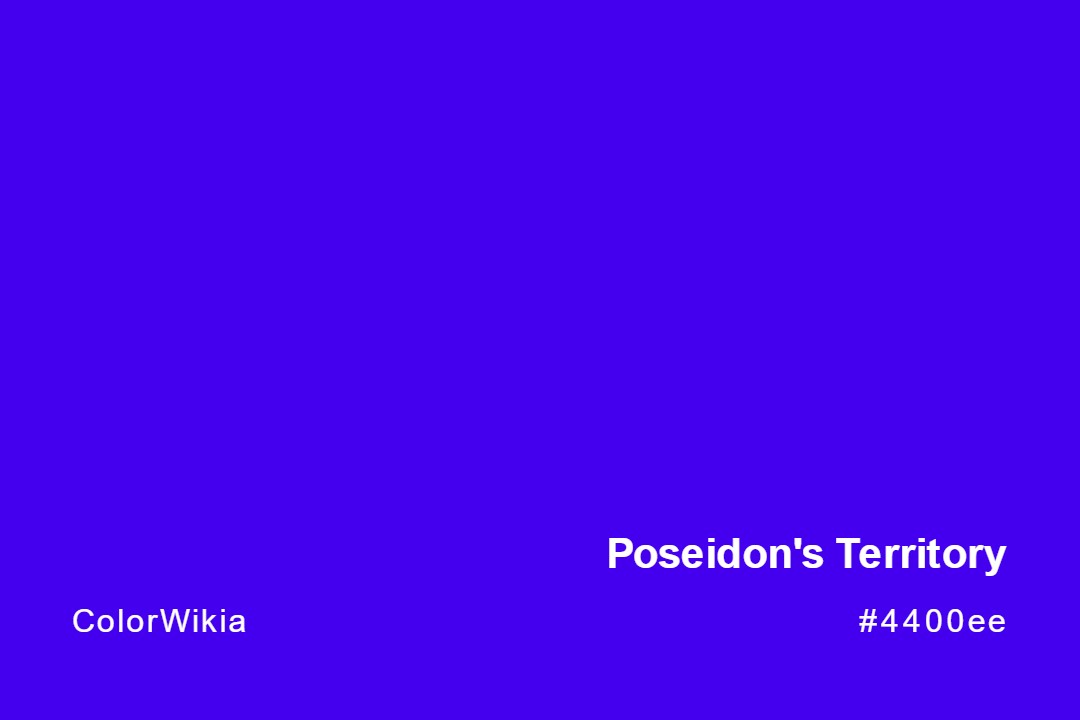 Poseidon’s Territory Color – #4400ee: Codes and Complete Breakdown