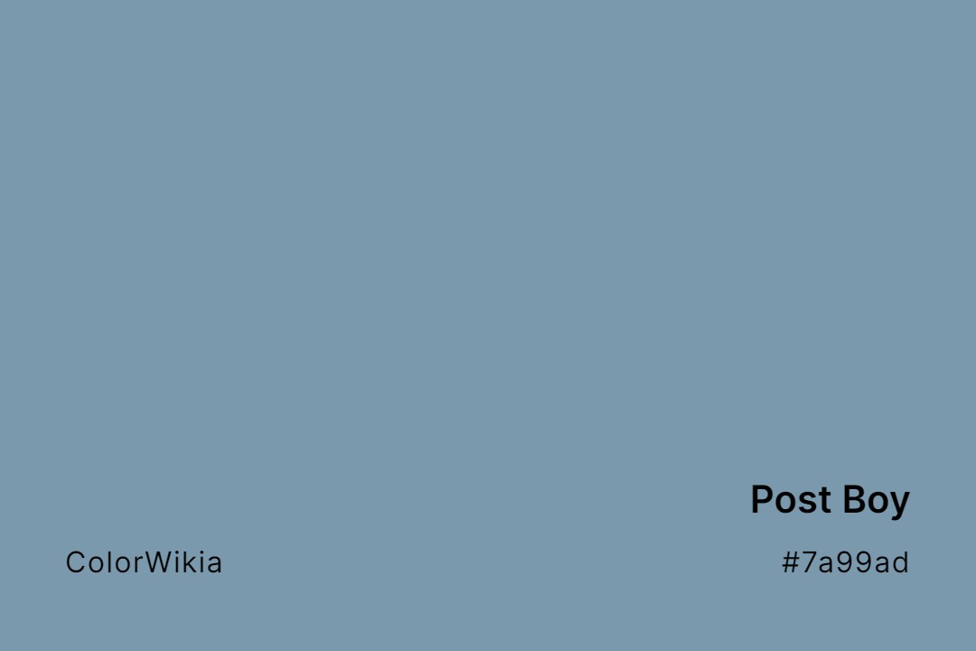 post boy color 7a99ad
