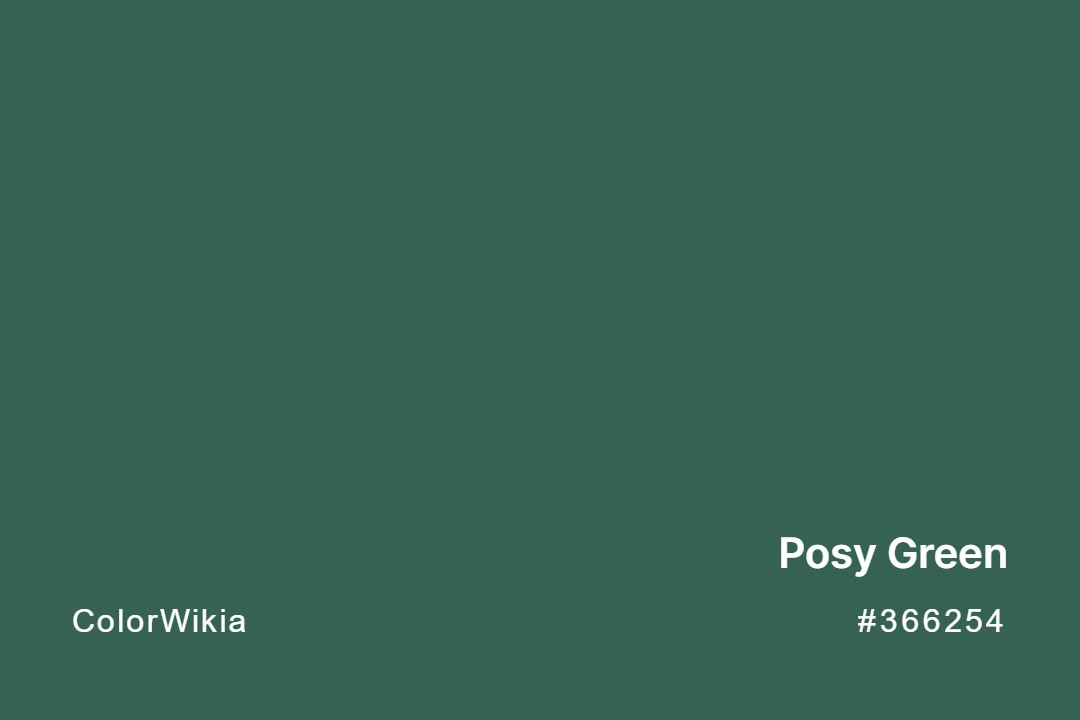 posy green color 366254