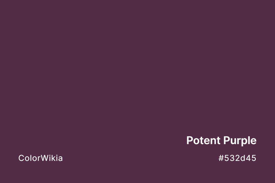 Potent Purple Color – #532d45: Codes and Complete Breakdown