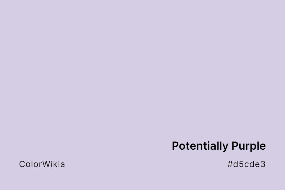 Potentially Purple Color – #d5cde3: Codes and Complete Breakdown