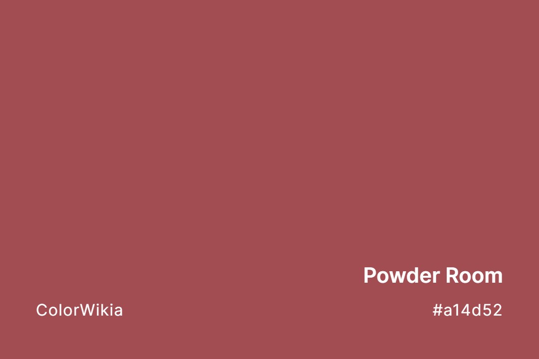 powder room color a14d52