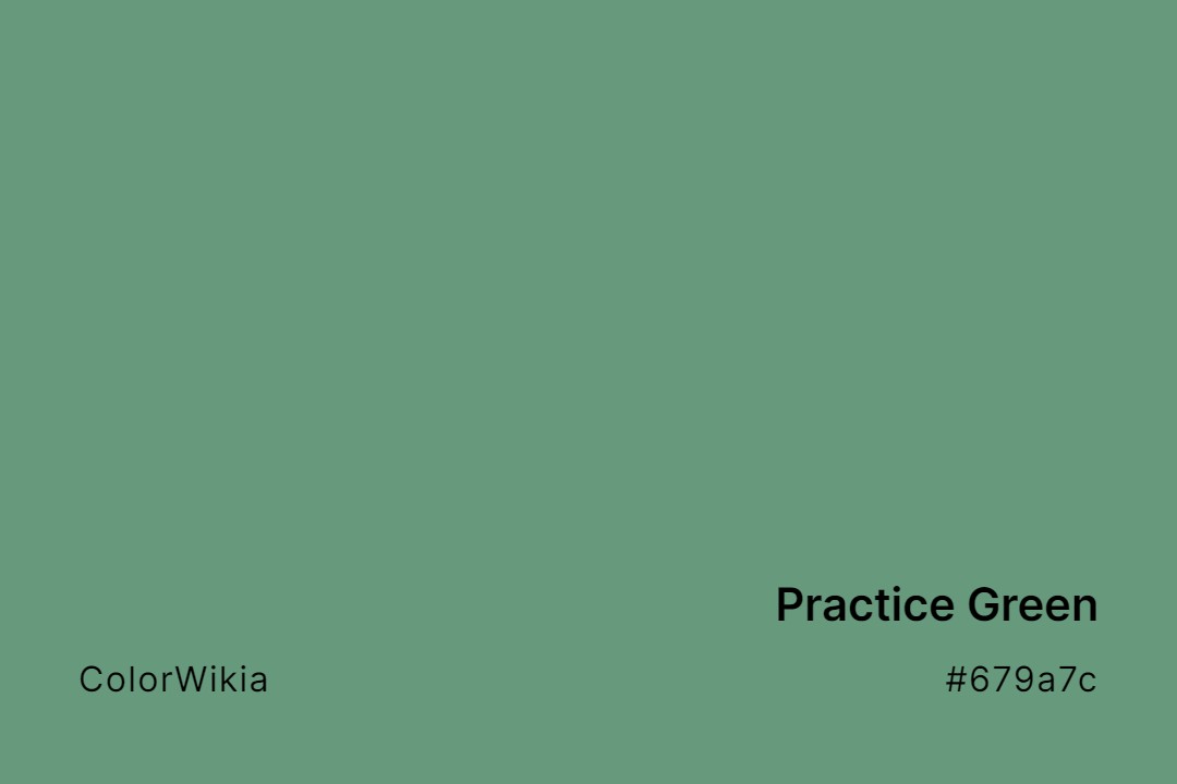 Practice Green Color – #679a7c: Codes and Complete Breakdown
