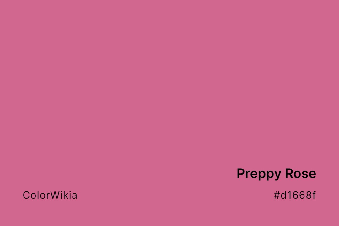 Preppy Rose Color – #d1668f: Codes and Complete Breakdown