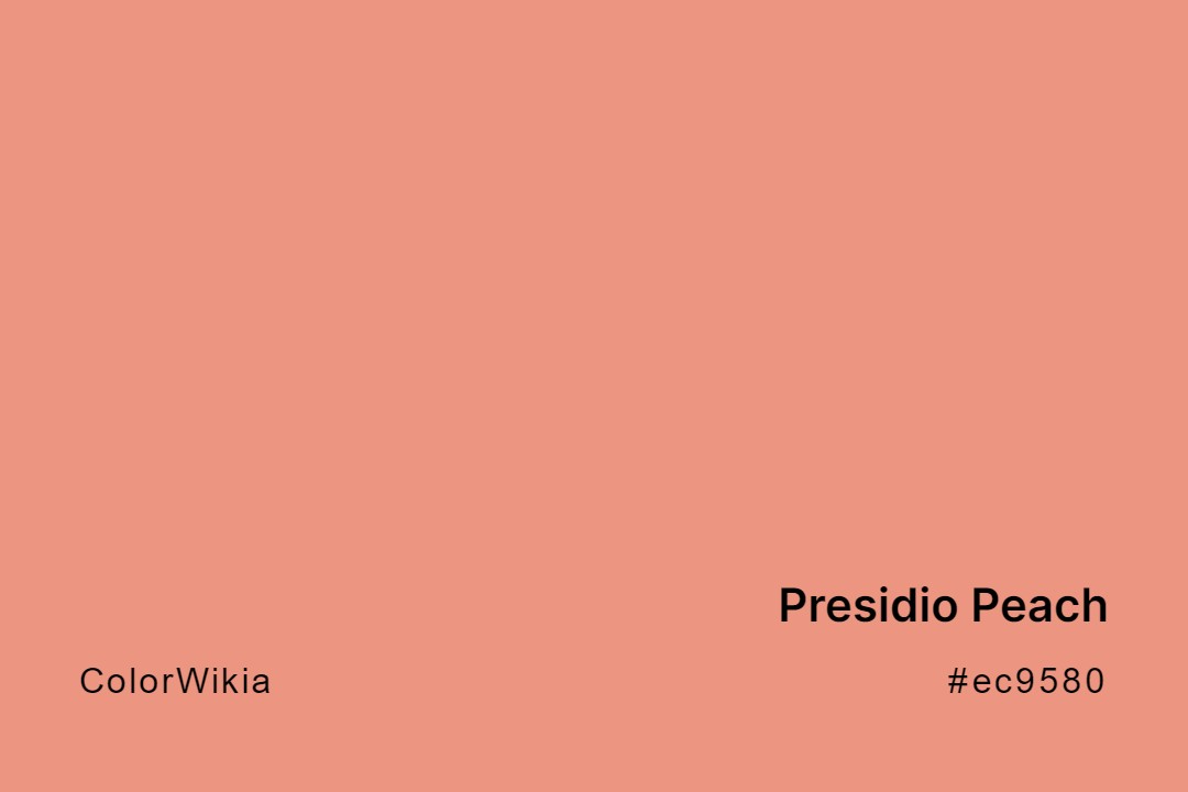 Presidio Peach Color – #ec9580: Codes and Complete Breakdown