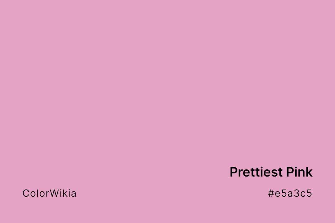 Prettiest Pink Color – #e5a3c5: Codes and Complete Breakdown