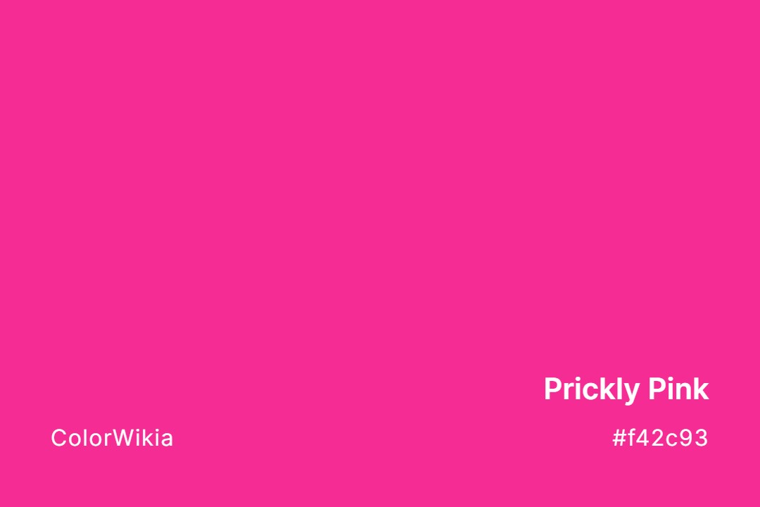 Prickly Pink Color – #f42c93: Codes and Complete Breakdown