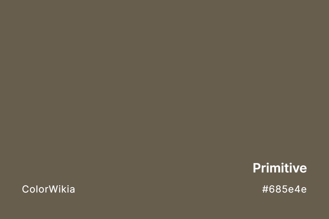 Primitive Color – #685e4e: Codes and Complete Breakdown