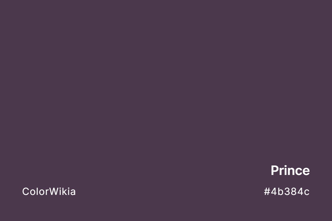 prince color 4b384c