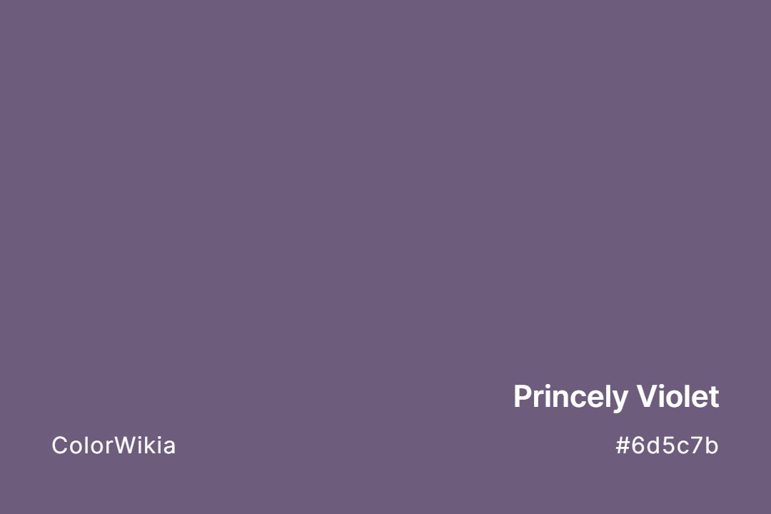 Princely Violet Color – #6d5c7b: Codes and Complete Breakdown