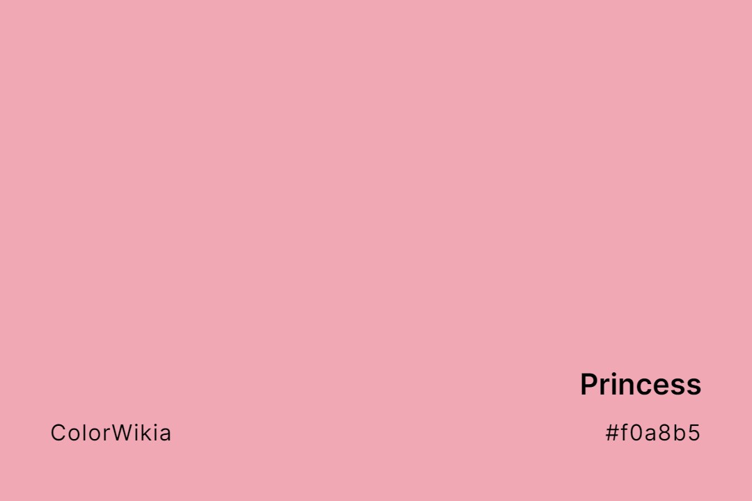 princess color f0a8b5