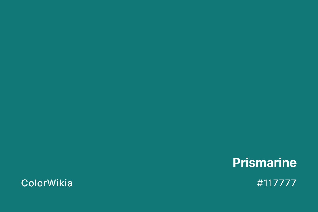 Prismarine Color – #117777: Codes and Complete Breakdown