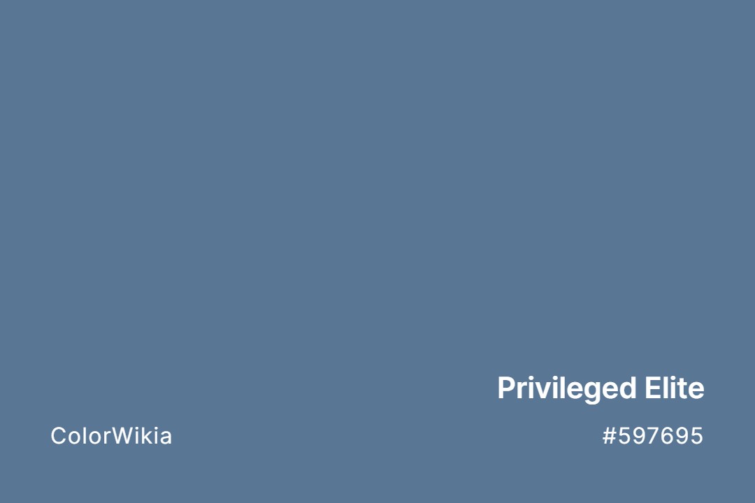 privileged elite color 597695