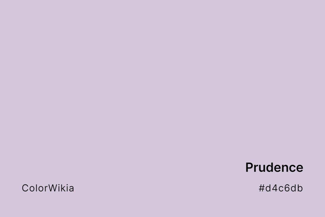 Prudence Color – #d4c6db: Codes and Complete Breakdown