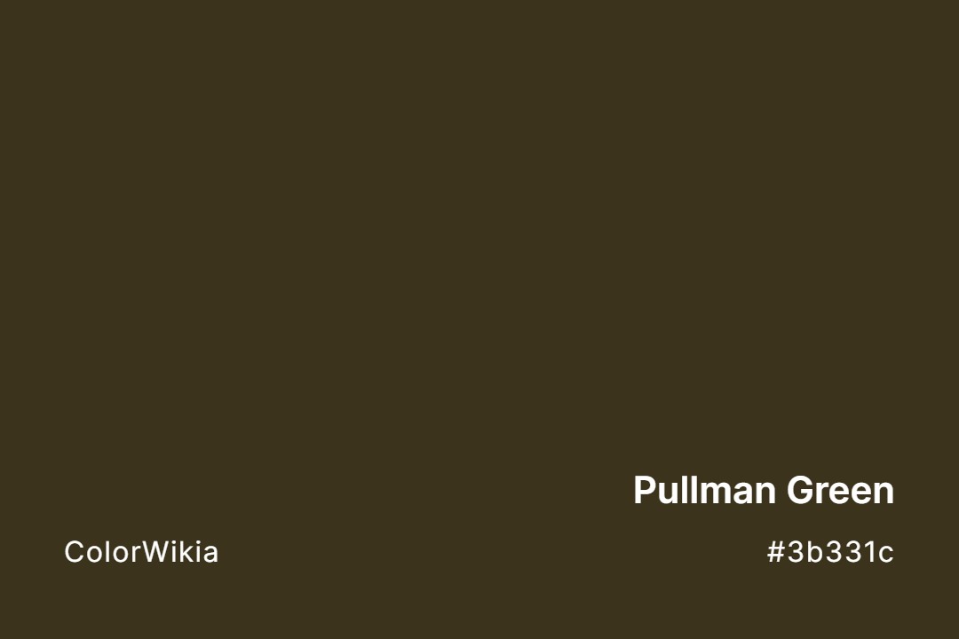 Pullman Green Color – #3b331c: Codes and Complete Breakdown