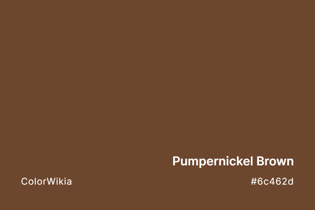 Pumpernickel Brown Color – #6c462d: Codes and Complete Breakdown