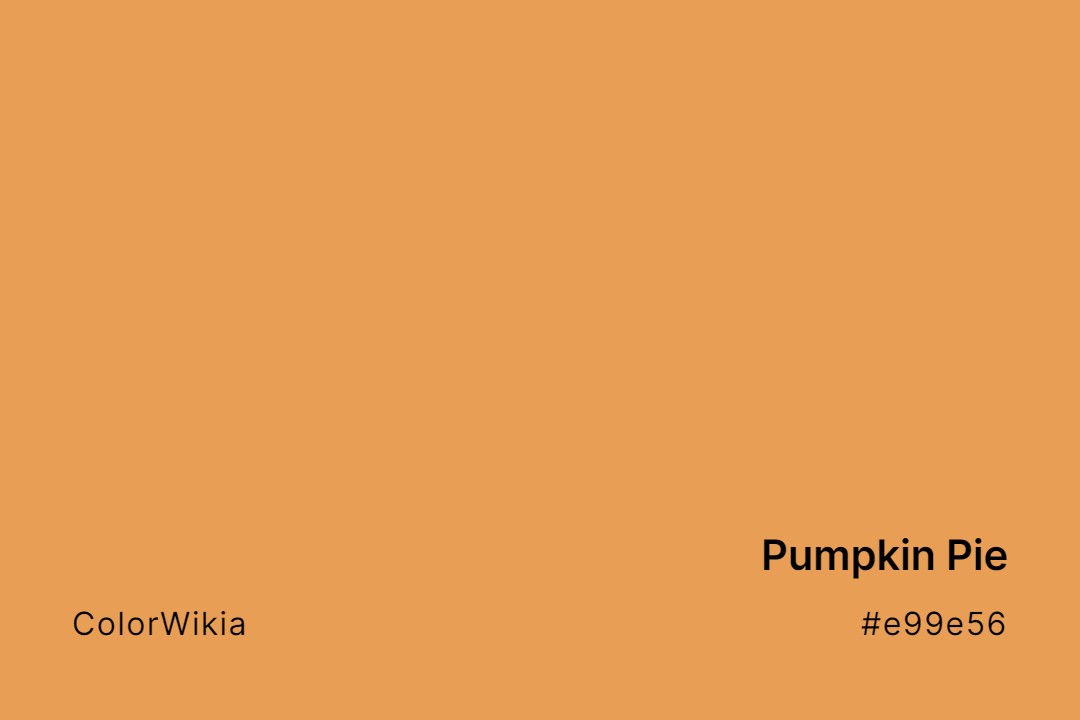 pumpkin pie color e99e56