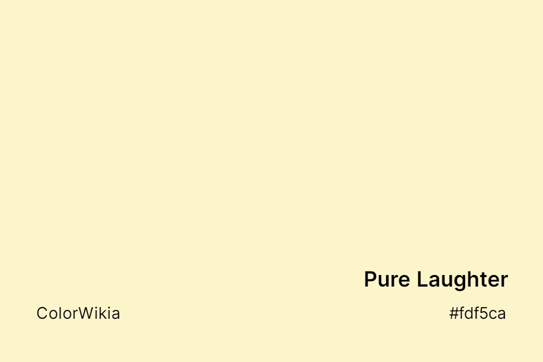 Pure Laughter Color – #fdf5ca: Codes and Complete Breakdown