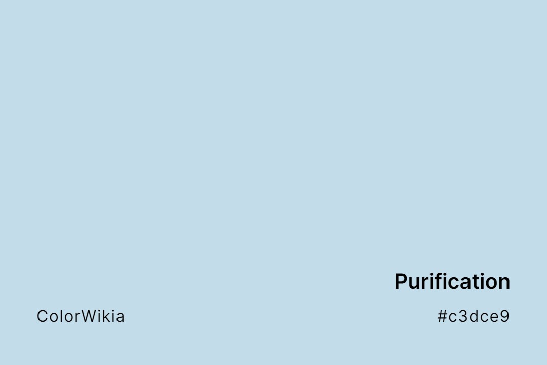 Purification Color – #c3dce9: Codes and Complete Breakdown