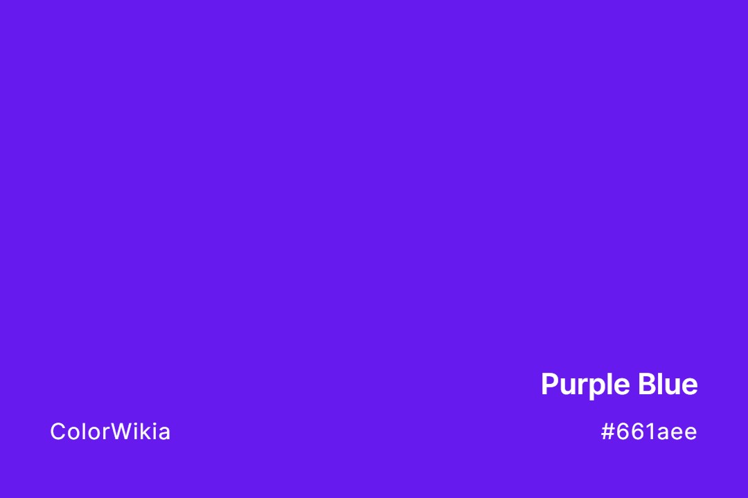 Purple Blue Color – #661aee: Codes and Complete Breakdown