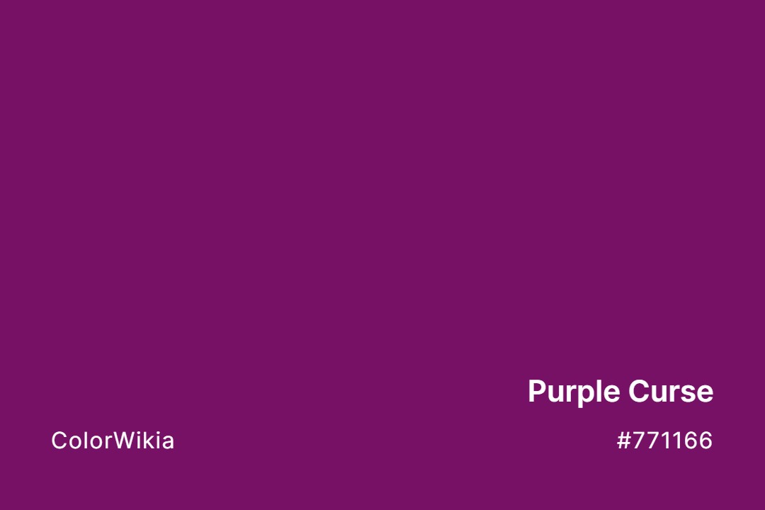 Purple Curse Color – #771166: Codes and Complete Breakdown