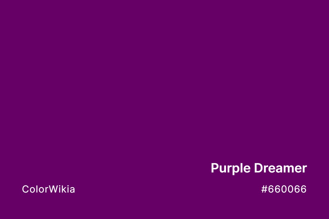 Purple Dreamer Color – #660066: Codes and Complete Breakdown