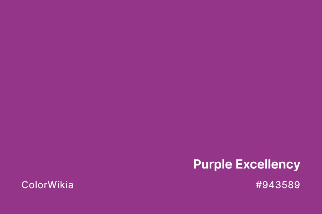 Purple Excellency Color – #943589: Codes and Complete Breakdown