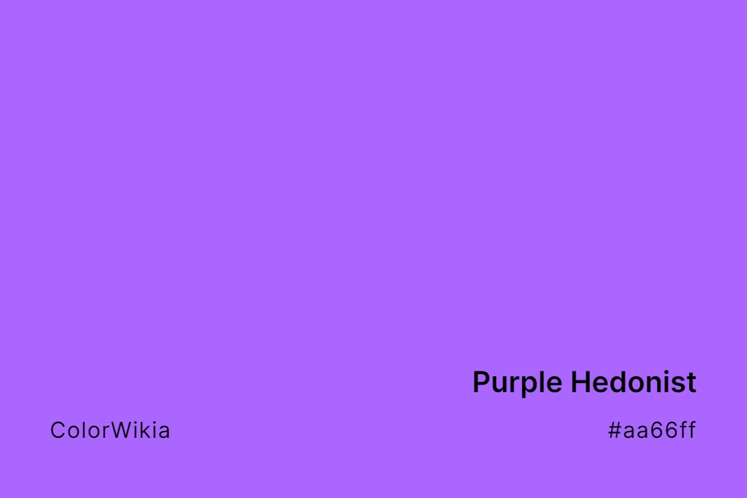Purple Hedonist Color – #aa66ff: Codes and Complete Breakdown