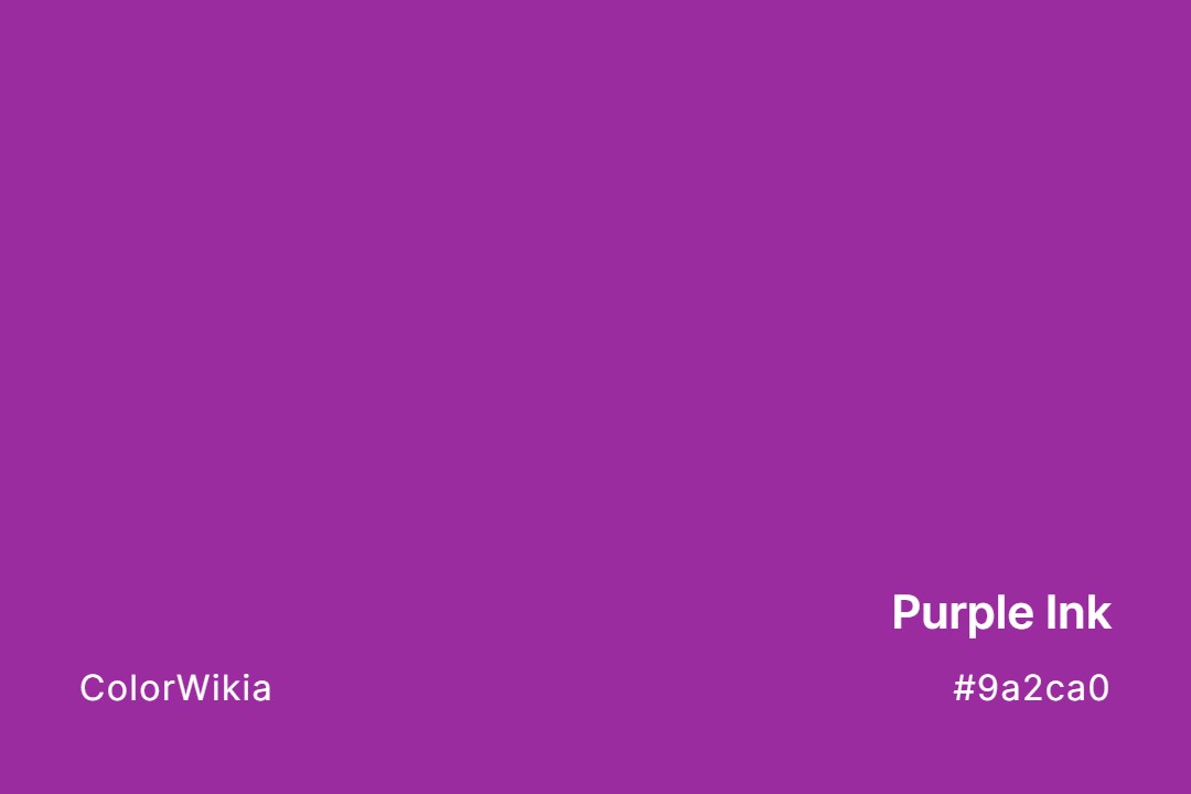 Purple Ink Color – #9a2ca0: Codes and Complete Breakdown