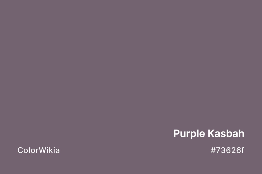 Purple Kasbah Color – #73626f: Codes and Complete Breakdown
