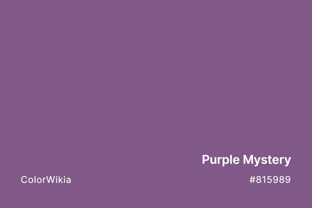 Purple Mystery Color – #815989: Codes and Complete Breakdown