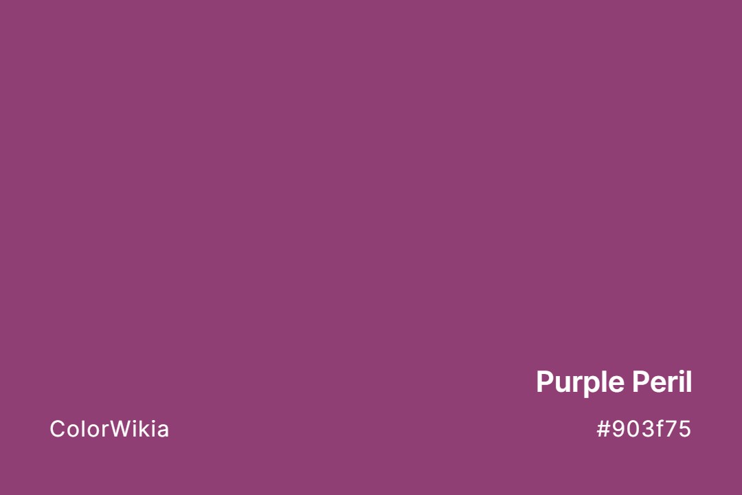 Purple Peril Color – #903f75: Codes and Complete Breakdown