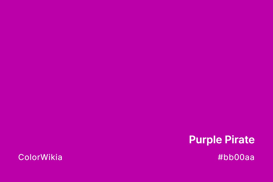 purple pirate color bb00aa