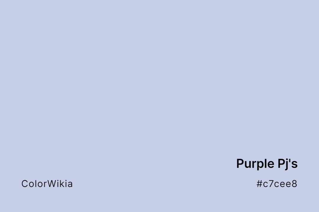 Purple Pj’s Color – #c7cee8: Codes and Complete Breakdown