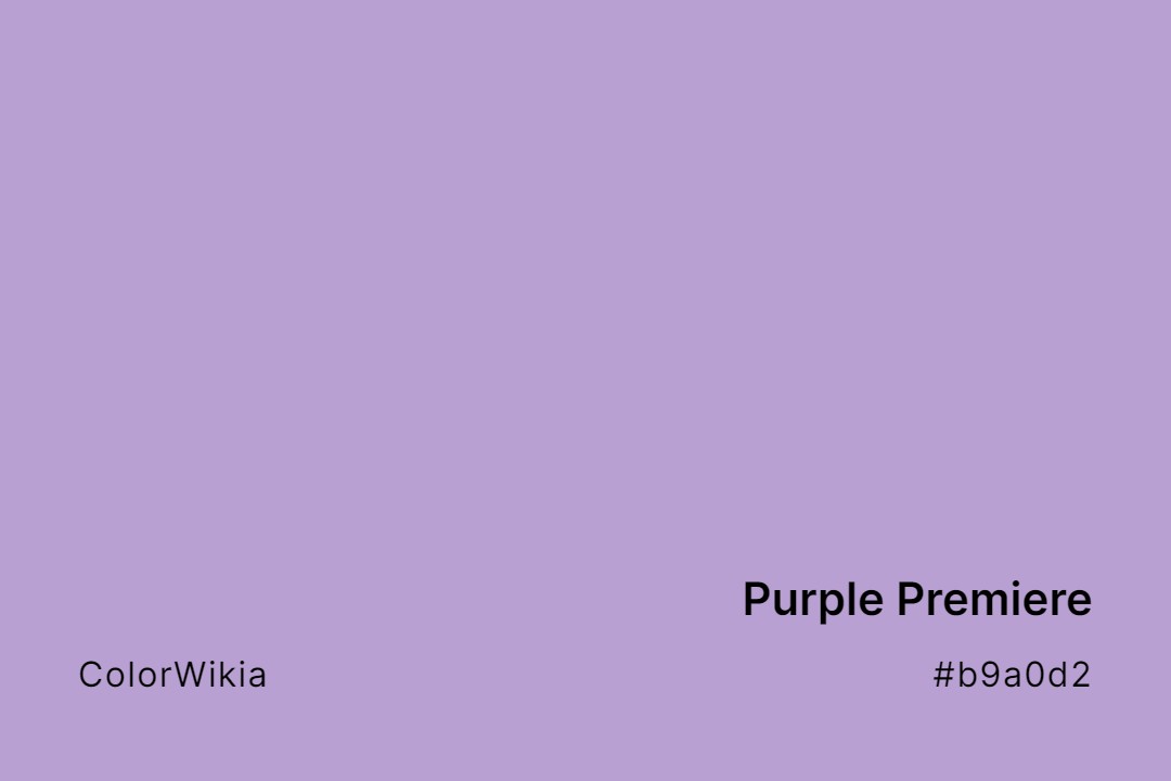 Purple Premiere Color – #b9a0d2: Codes and Complete Breakdown