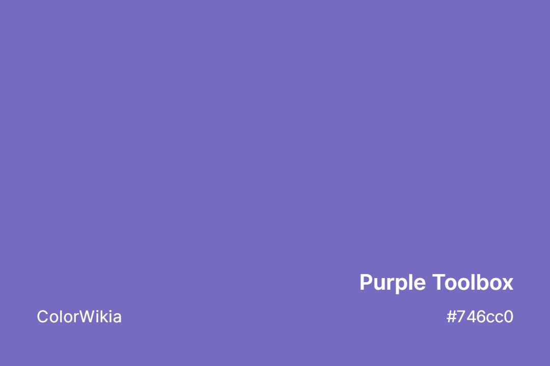 Purple Toolbox Color – #746cc0: Codes and Complete Breakdown
