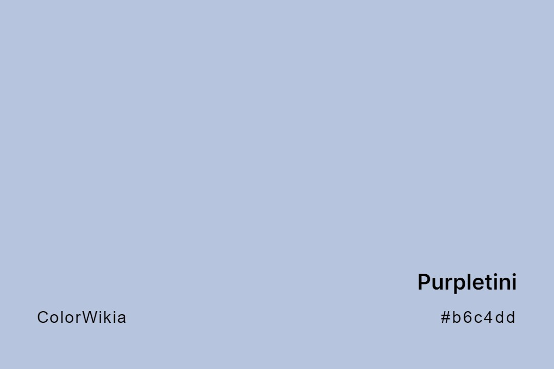 Purpletini Color – #b6c4dd: Codes and Complete Breakdown