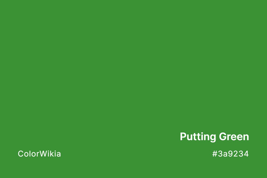 Putting Green Color – #3a9234: Codes and Complete Breakdown