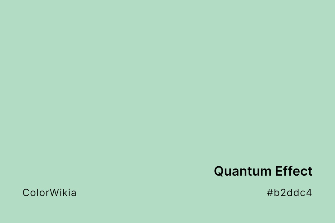 quantum effect color b2ddc4