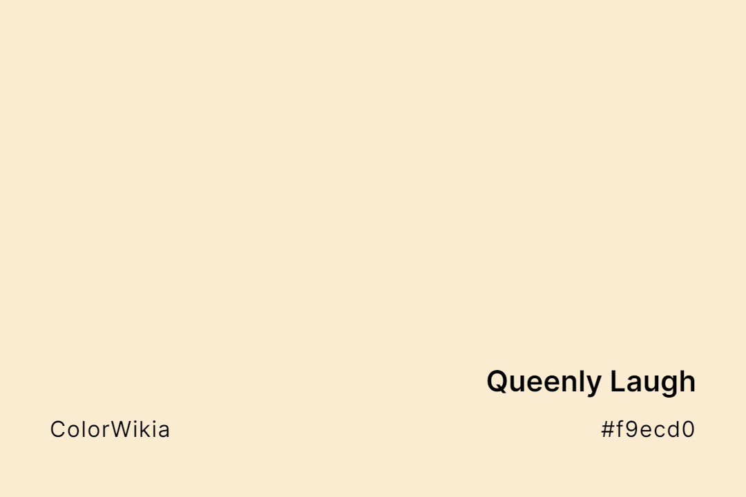 Queenly Laugh Color – #f9ecd0: Codes and Complete Breakdown