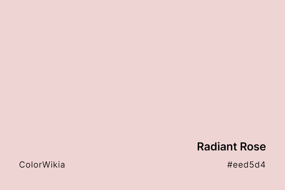 Radiant Rose Color – #eed5d4: Codes and Complete Breakdown